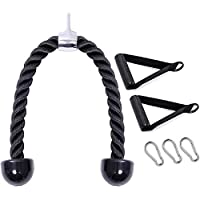 Accesorio para cable de tracción hacia abajo con tríceps y bíceps- cable de cuerda para empujar hacia abajo con tríceps…